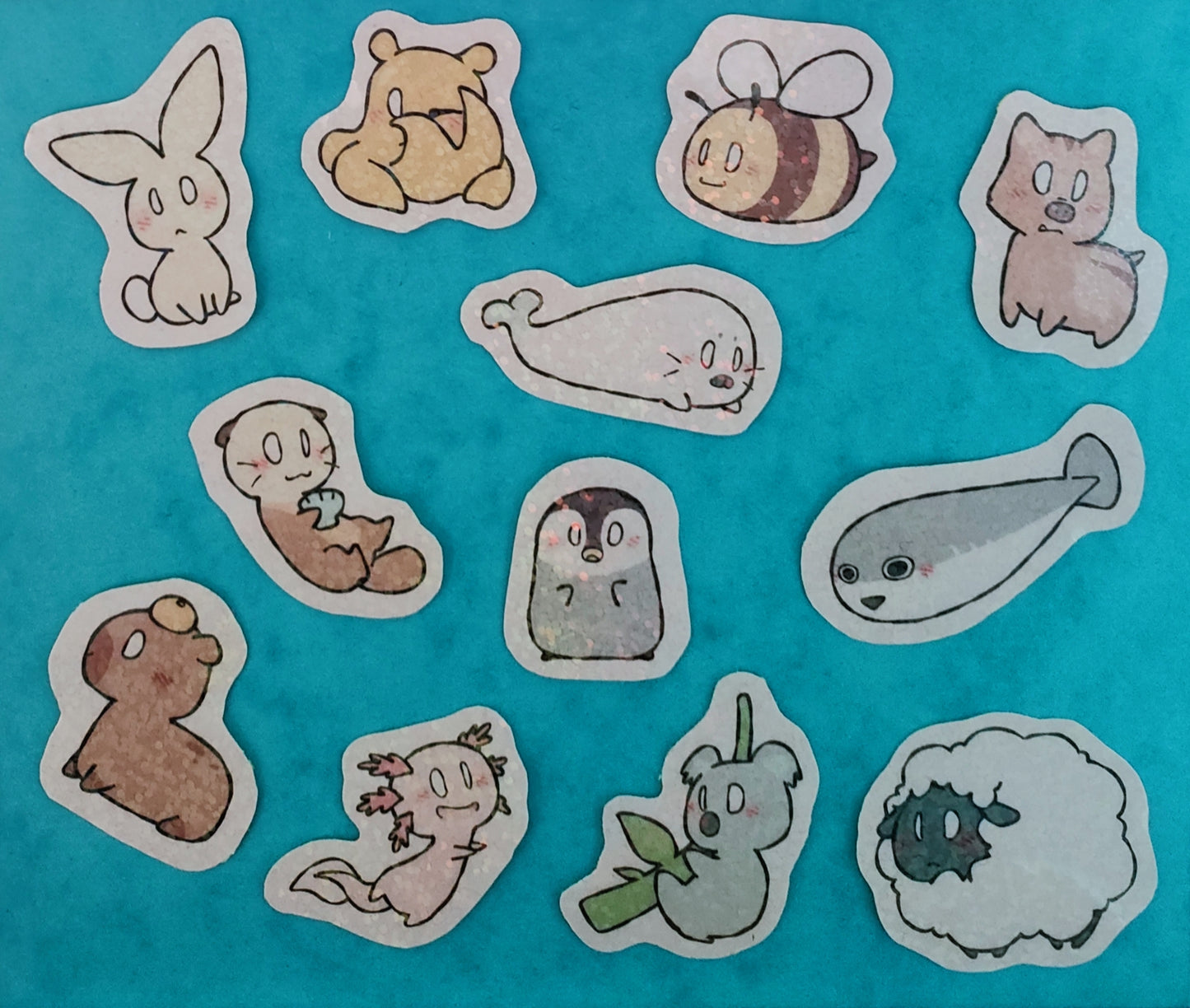 Stickers set - Cute animals
