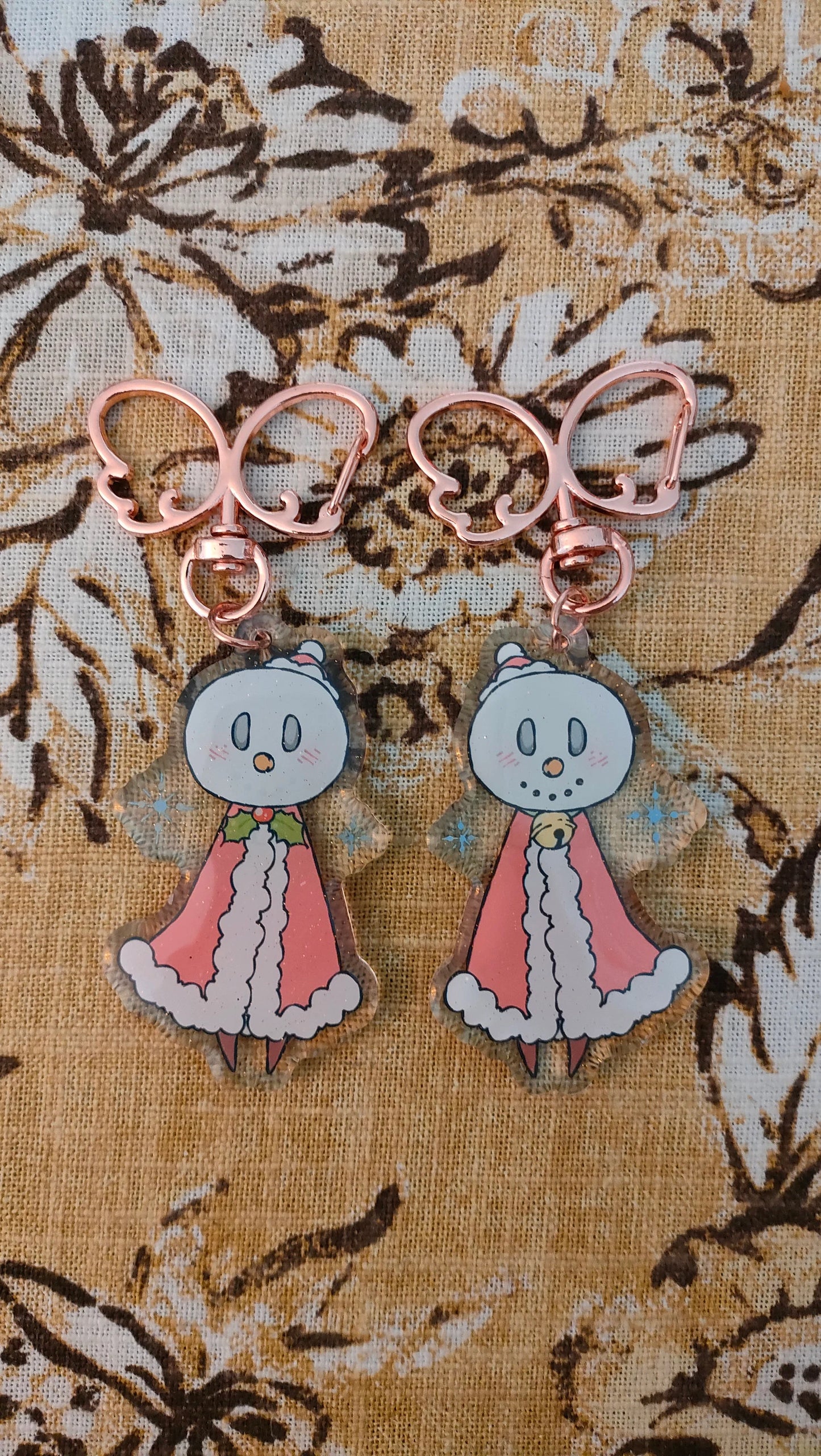 Epoxy keychains - Four seasons